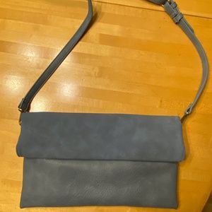 Francesca's Crossbody / Clutch Bag - Blue